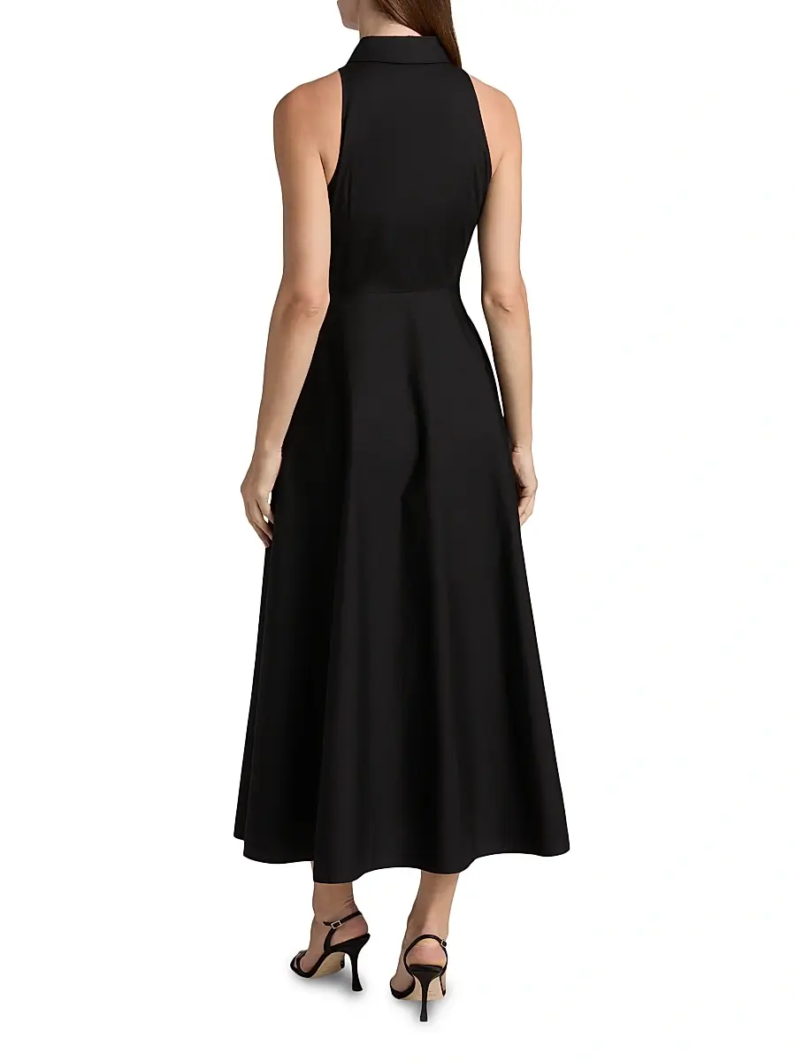 Toccin Women's Chelsea Cotton Tie-Waist Midi-Shirtdress | Thumbnail 5 Toccin Women's Chelsea Cotton Tie-Waist Midi-Shirtdress | Thumbnail 5