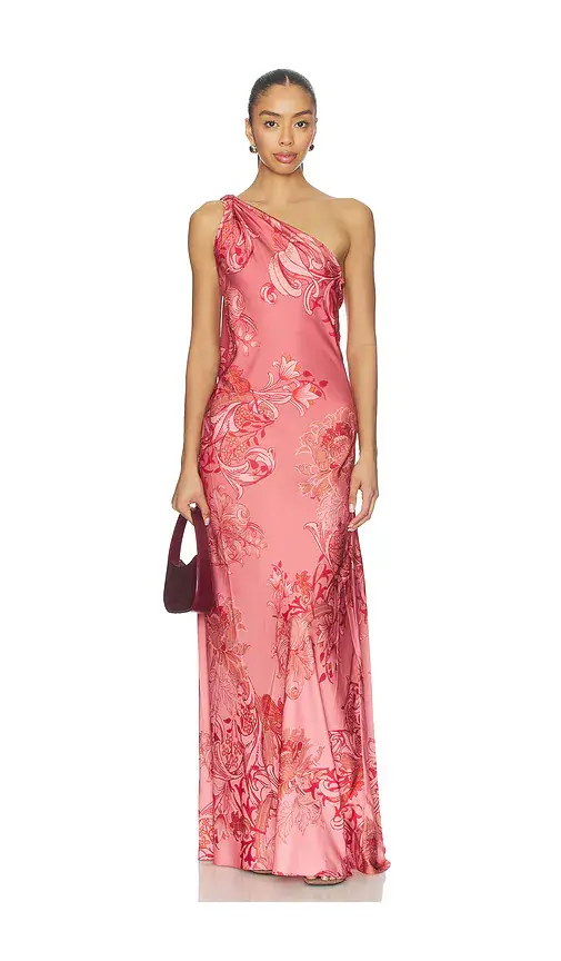 Hemant & Nandita One Shoulder Sash Dress | Thumbnail 2 Hemant & Nandita One Shoulder Sash Dress | Thumbnail 2