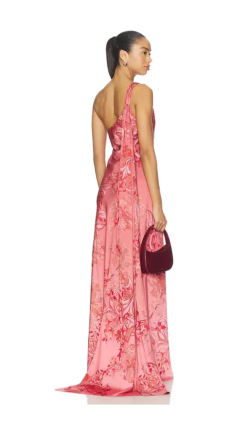 Hemant & Nandita One Shoulder Sash Dress | Image 1 Hemant & Nandita One Shoulder Sash Dress | Image 1