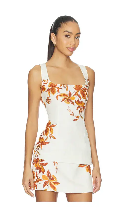 Hemant & Nandita Square Neck Top | Thumbnail 2 Hemant & Nandita Square Neck Top | Thumbnail 2