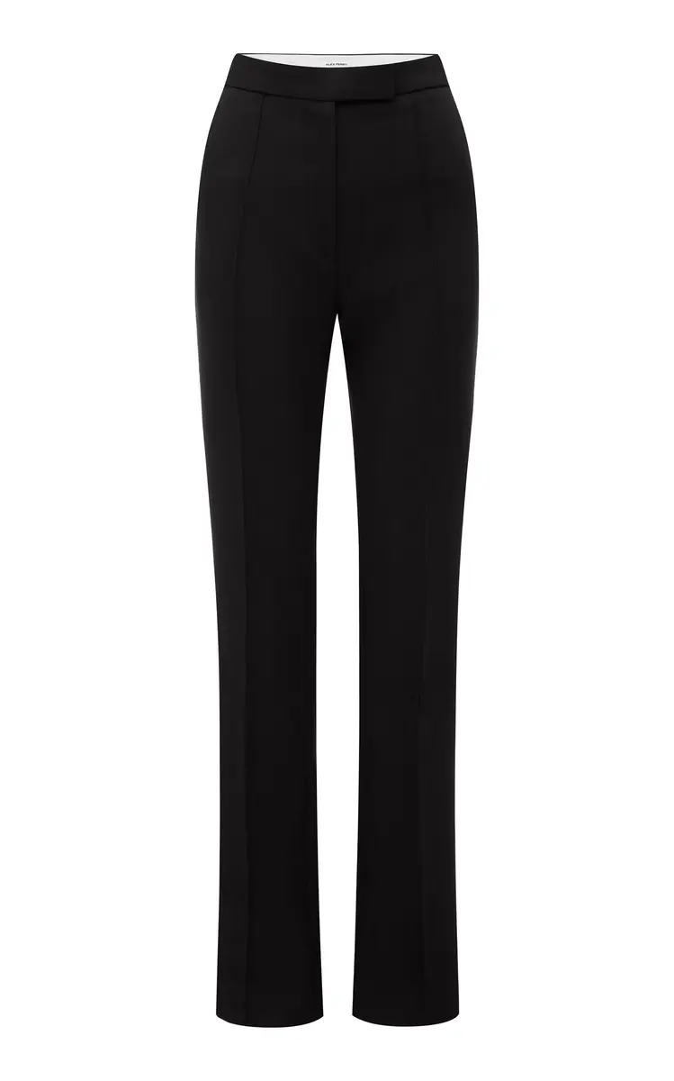 Alex Perry Flare Trouser In Wool Suiting