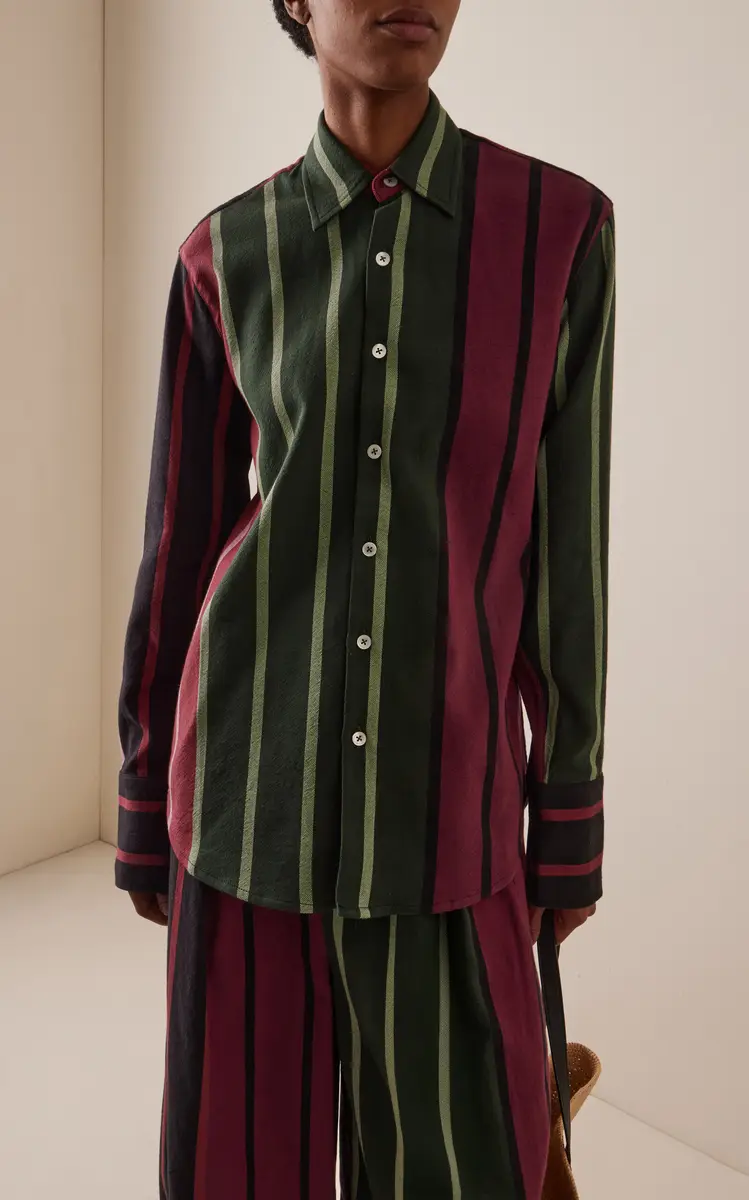 Marrakshi Life Exclusive French Cuff Cotton Shirt | Thumbnail 2
