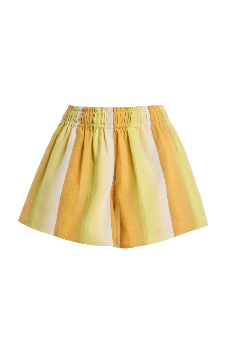 Marrakshi Life The High-Waisted Cotton Shorts | Thumbnail 6 Marrakshi Life The High-Waisted Cotton Shorts | Thumbnail 6