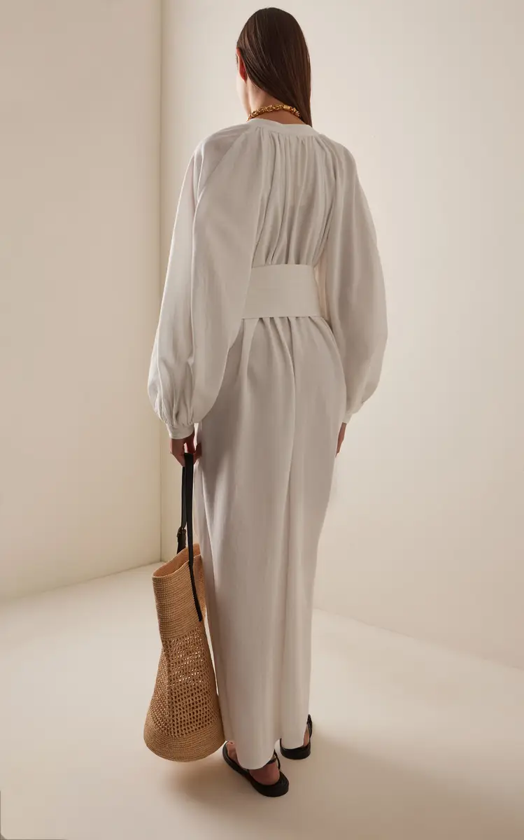 Marrakshi Life The Touareg Balloon-Sleeve Cotton Dress | Thumbnail 4 Marrakshi Life The Touareg Balloon-Sleeve Cotton Dress | Thumbnail 4