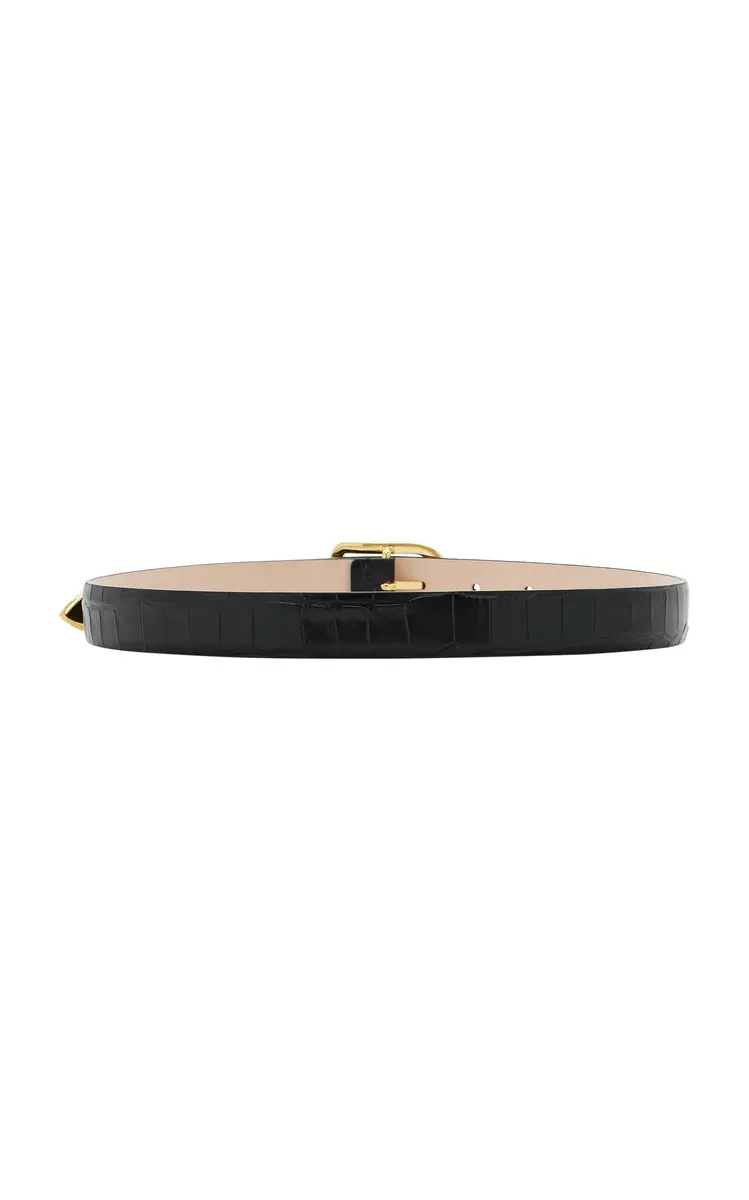 Déhanche Mija Croc-Effect Leather Belt | Thumbnail 4
