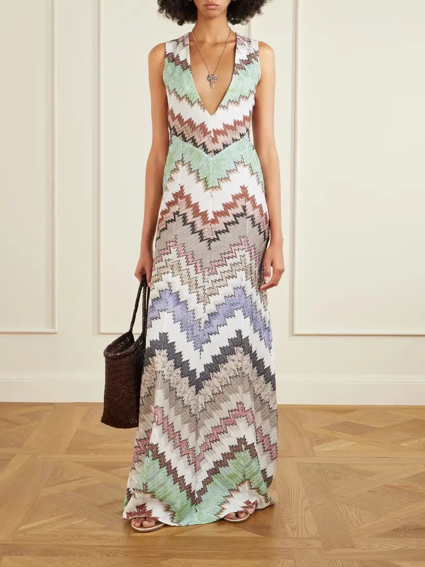 Missoni Striped Metallic Crochet-knit Maxi Dress | Thumbnail 2 Missoni Striped Metallic Crochet-knit Maxi Dress | Thumbnail 2