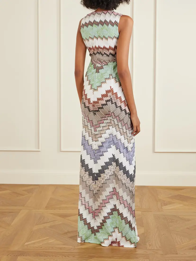 Missoni Striped Metallic Crochet-knit Maxi Dress | Thumbnail 3 Missoni Striped Metallic Crochet-knit Maxi Dress | Thumbnail 3