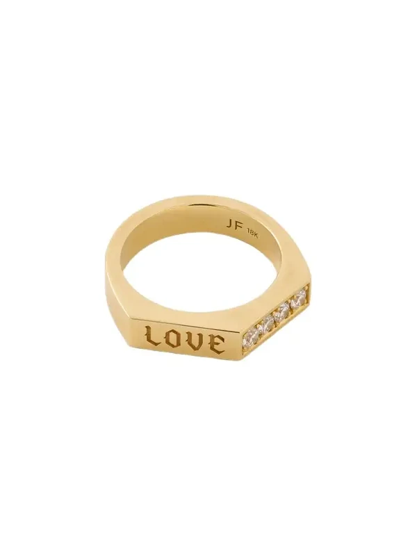 Jennifer Fisher Peak Ring with Diamonds Mama / 9 / 18K Yellow Gold Jennifer Fisher Peak Ring with Diamonds Mama / 9 / 18K Yellow Gold