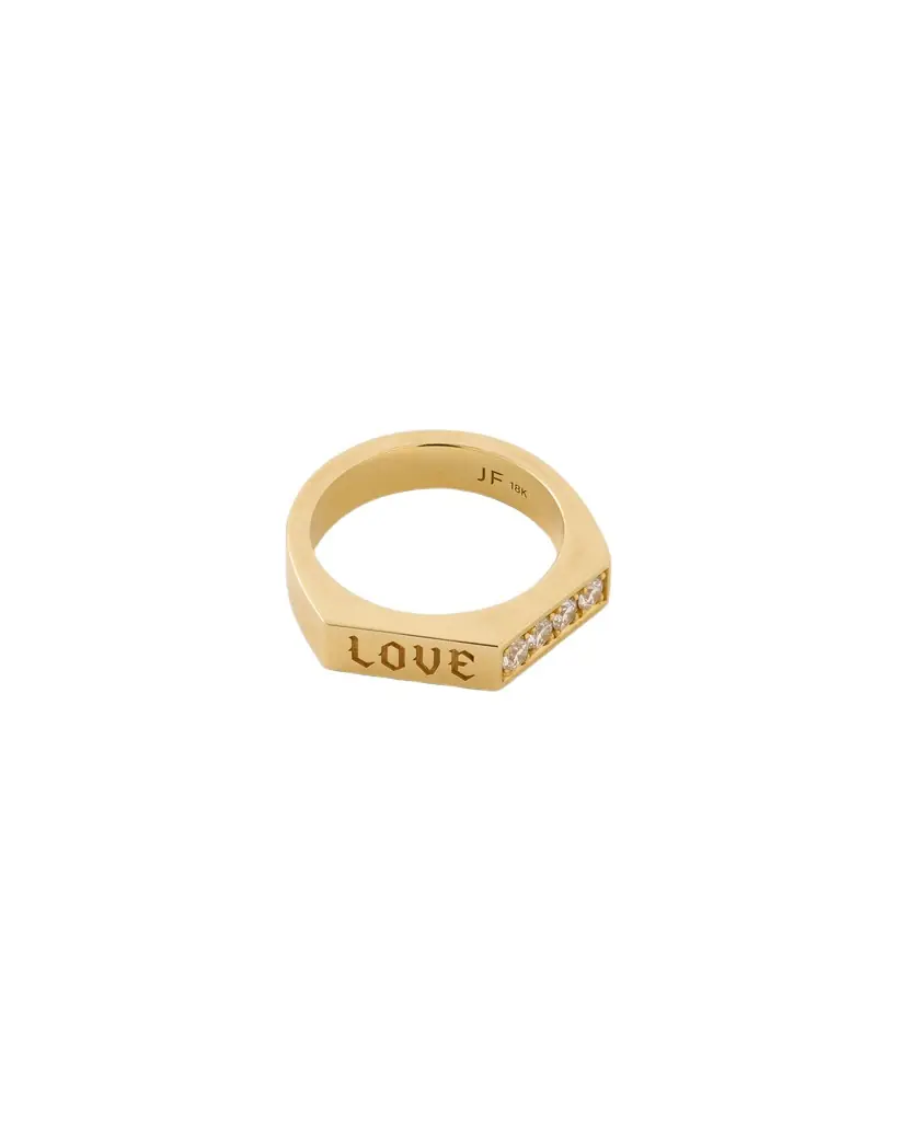 Jennifer Fisher Peak Ring with Diamonds Mama / 9 / 18K Yellow Gold Jennifer Fisher Peak Ring with Diamonds Mama / 9 / 18K Yellow Gold