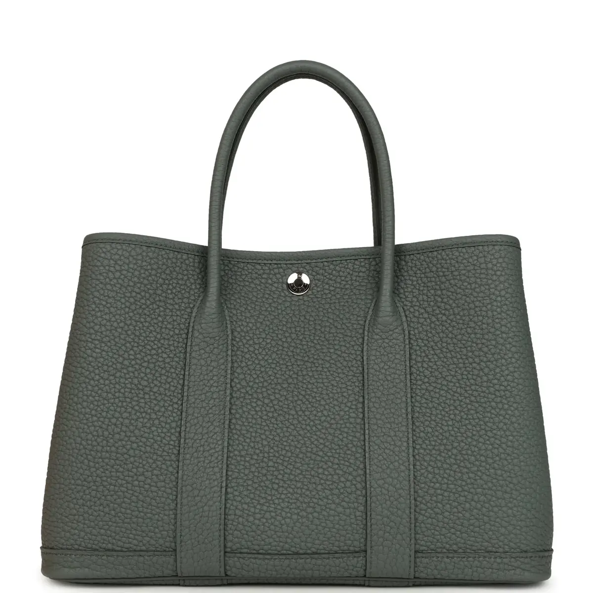 HERMÈS Hermes Garden Party 30 Vert Amande Negonda Palladium Hardware | Thumbnail 4 HERMÈS Hermes Garden Party 30 Vert Amande Negonda Palladium Hardware | Thumbnail 4
