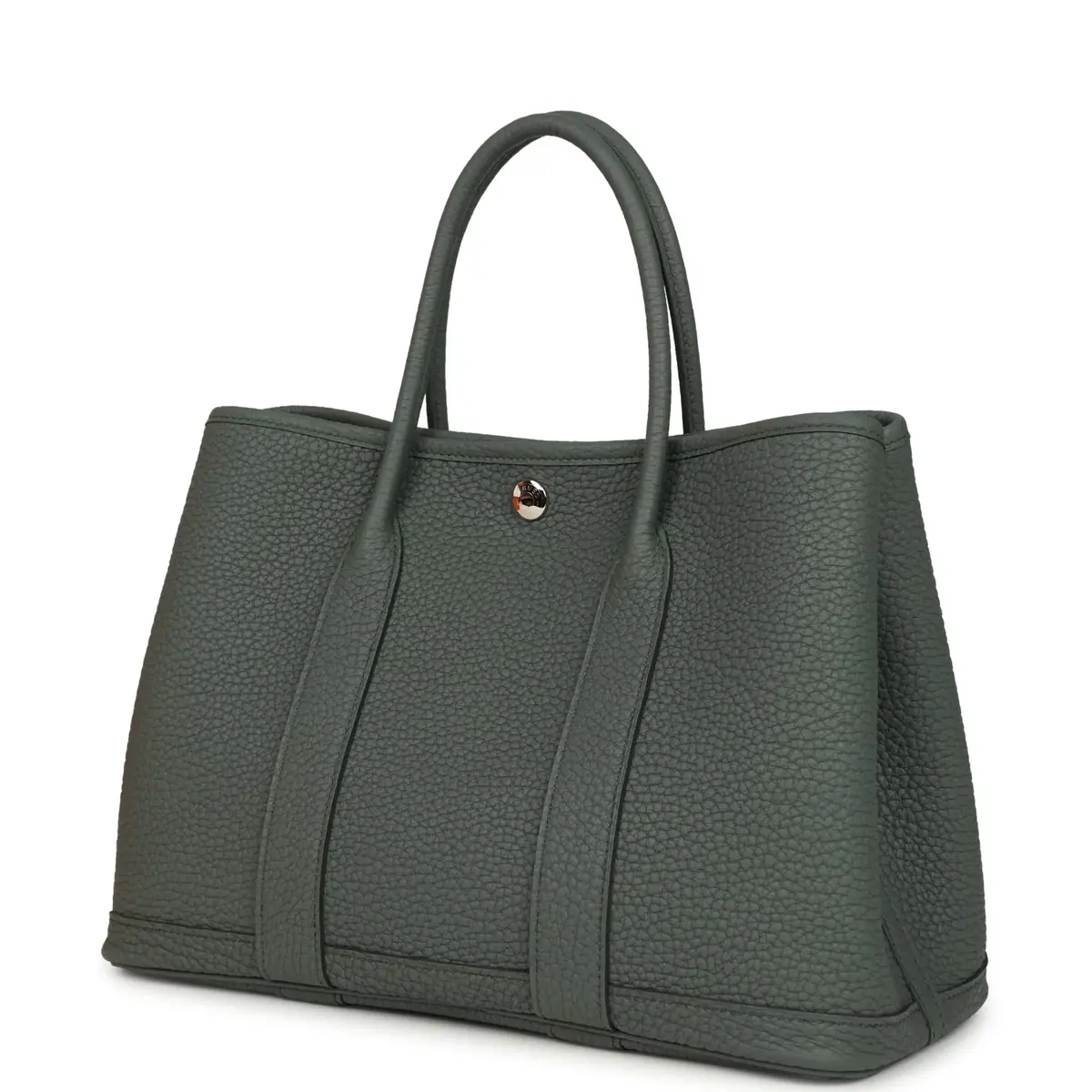 HERMÈS Hermes Garden Party 30 Vert Amande Negonda Palladium Hardware | Thumbnail 5 HERMÈS Hermes Garden Party 30 Vert Amande Negonda Palladium Hardware | Thumbnail 5