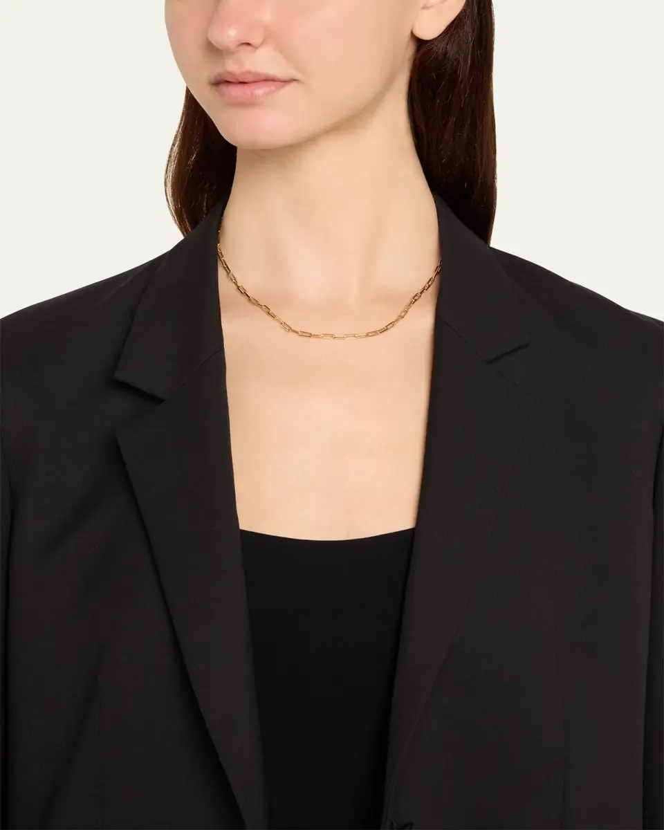 V.BELLAN Small Paperclip Link Necklace | Thumbnail 3