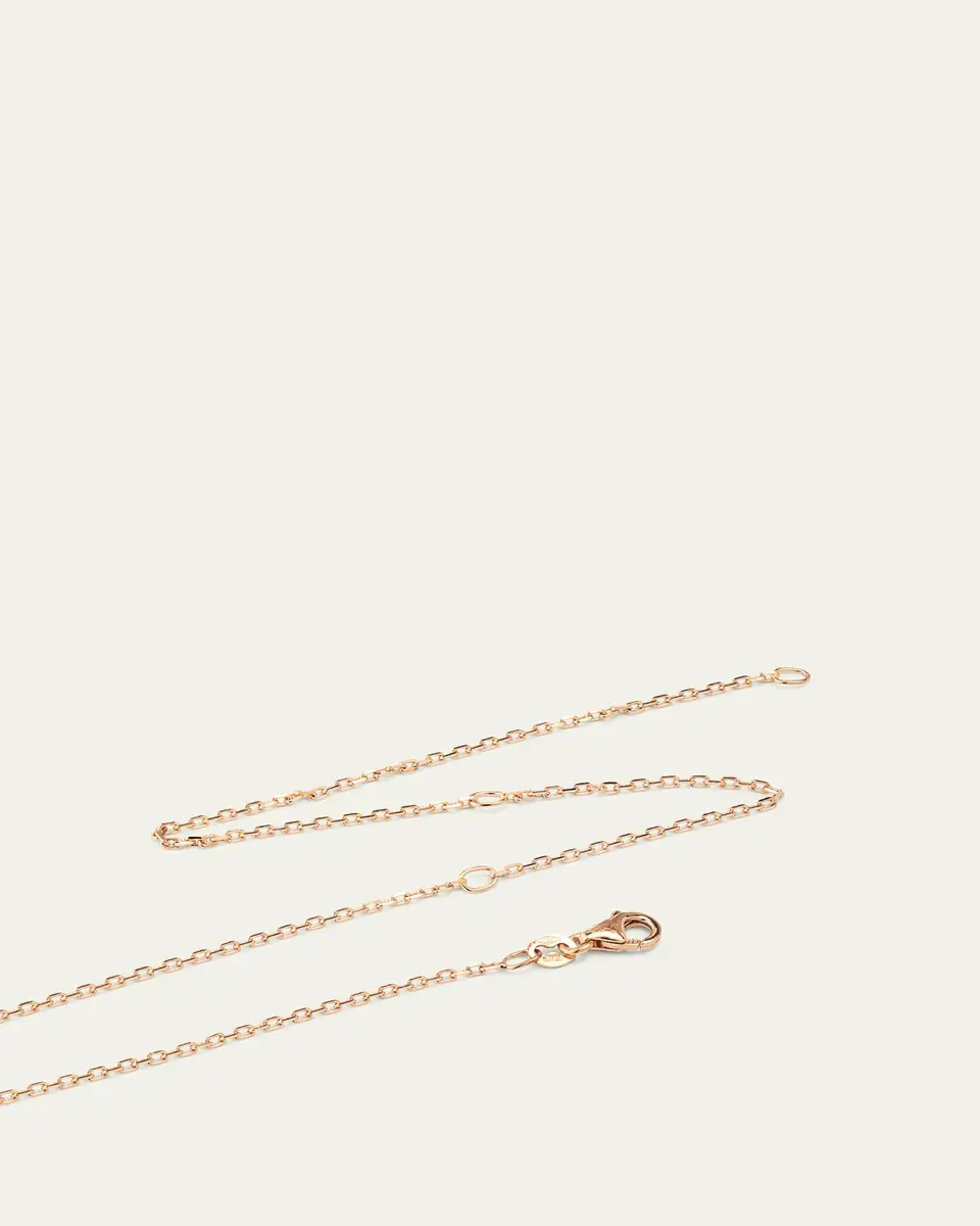 Elior 18K Rose Gold Pink Sapphire Pendant Necklace | Thumbnail 2 Elior 18K Rose Gold Pink Sapphire Pendant Necklace | Thumbnail 2