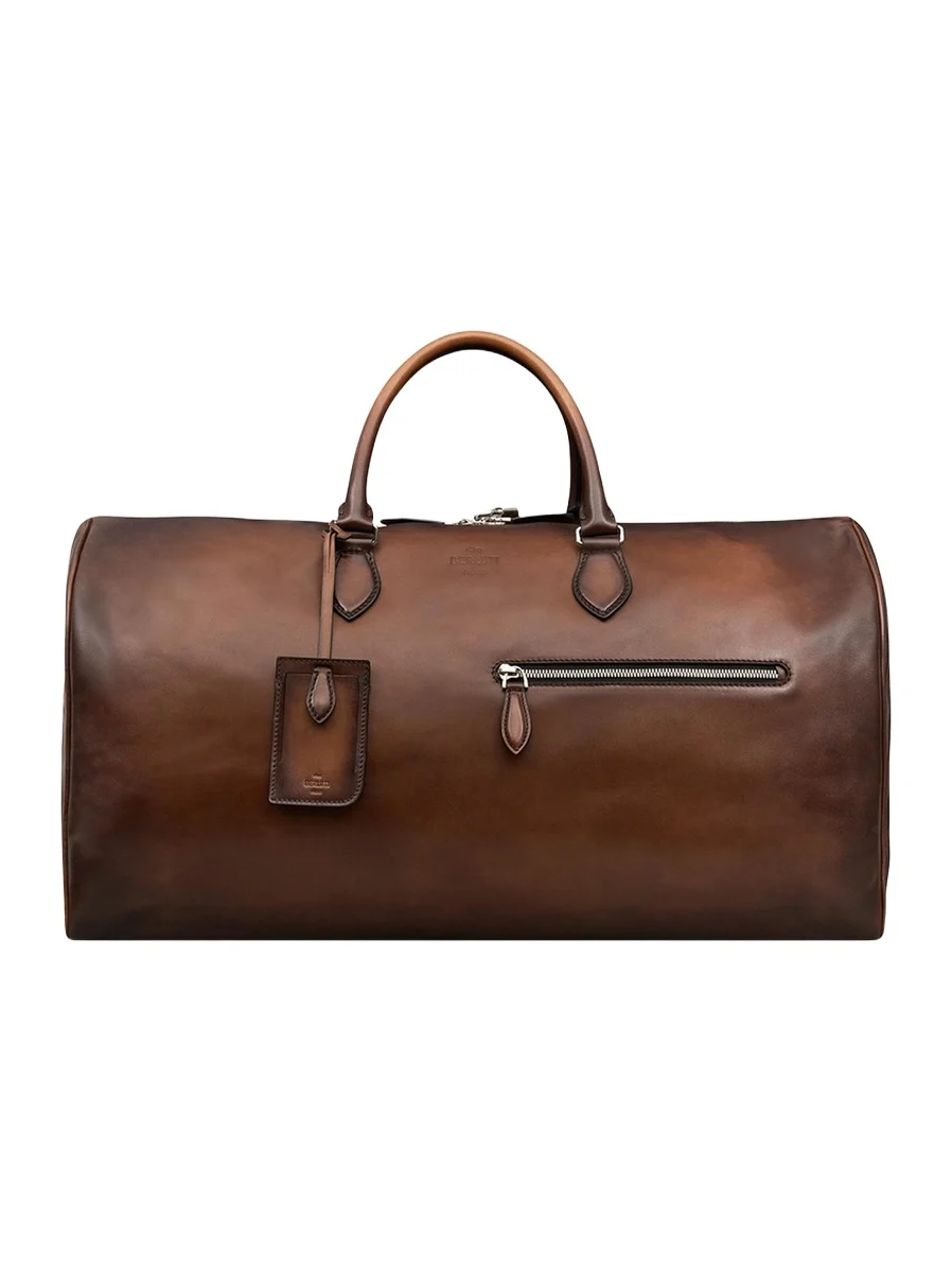 Berluti Men's Jour Off Leather Travel Bag, L