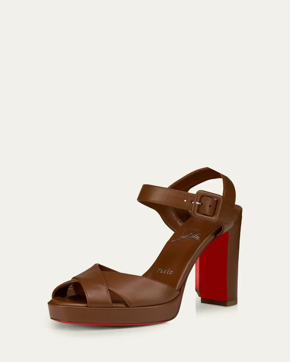 Christian Louboutin 100mm Cora Leather Sandals | Thumbnail 11 Christian Louboutin 100mm Cora Leather Sandals | Thumbnail 11