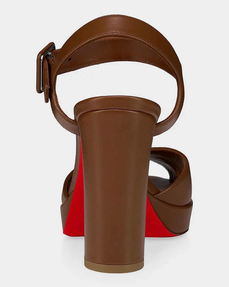 Christian Louboutin 100mm Cora Leather Sandals | Thumbnail 14 Christian Louboutin 100mm Cora Leather Sandals | Thumbnail 14