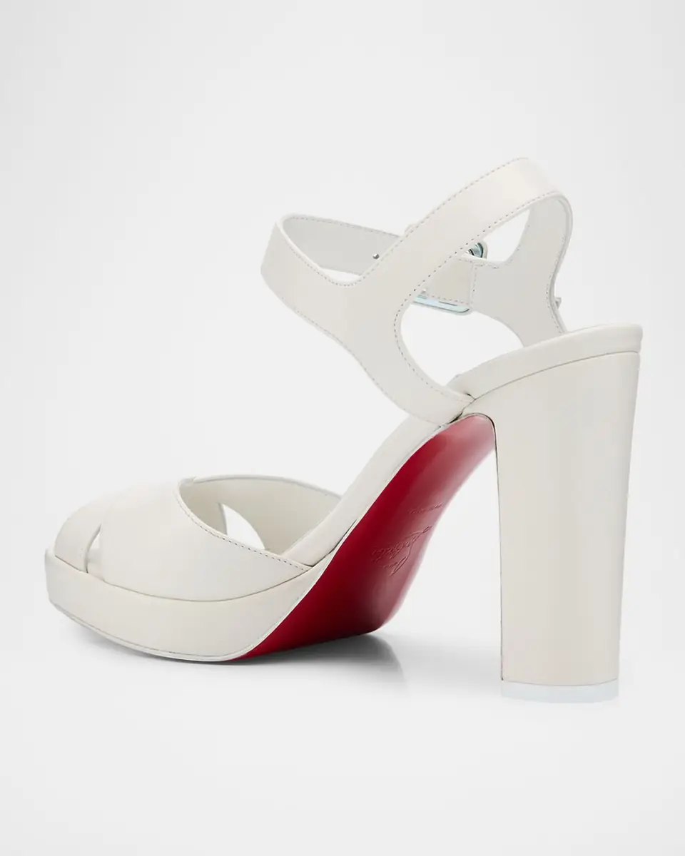 Christian Louboutin 100mm Cora Leather Sandals | Thumbnail 19 Christian Louboutin 100mm Cora Leather Sandals | Thumbnail 19