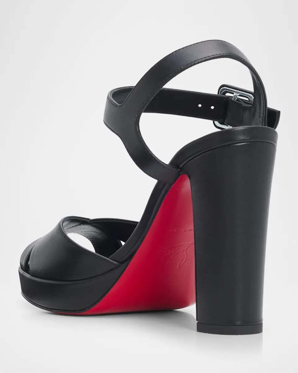 Christian Louboutin 100mm Cora Leather Sandals | Thumbnail 24 Christian Louboutin 100mm Cora Leather Sandals | Thumbnail 24