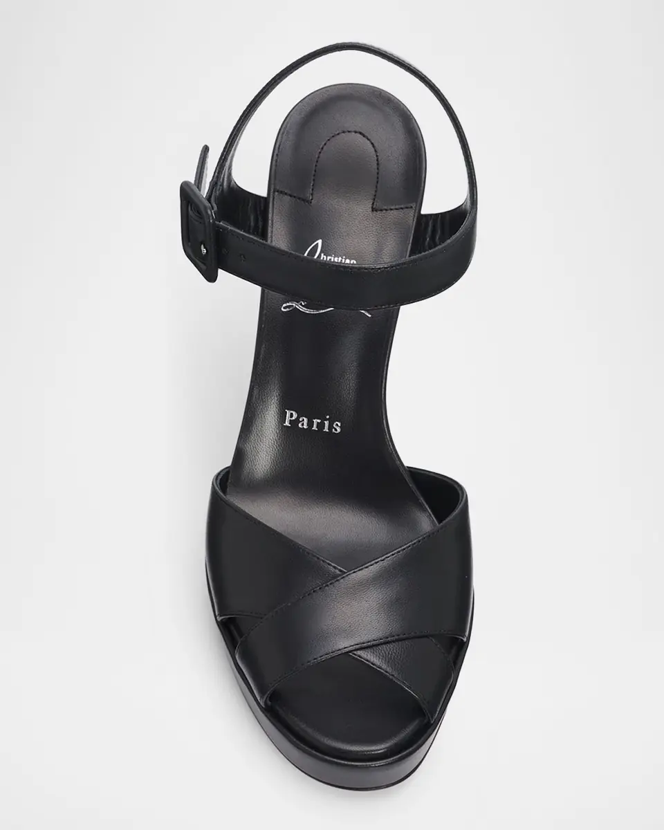 Christian Louboutin 100mm Cora Leather Sandals | Thumbnail 26 Christian Louboutin 100mm Cora Leather Sandals | Thumbnail 26