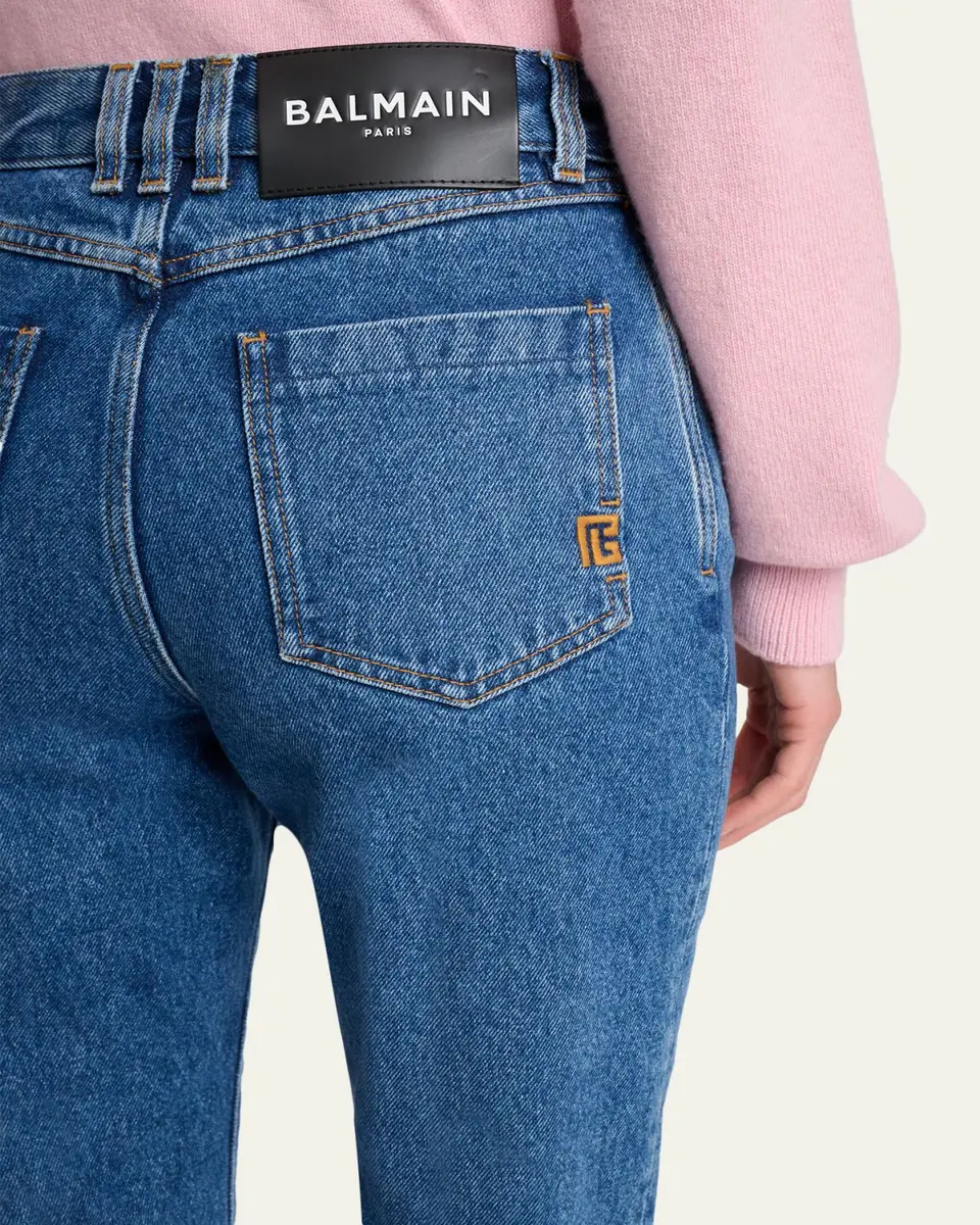 Balmain High-Rise Tailored Boot-Cut Jeans | Thumbnail 5 Balmain High-Rise Tailored Boot-Cut Jeans | Thumbnail 5