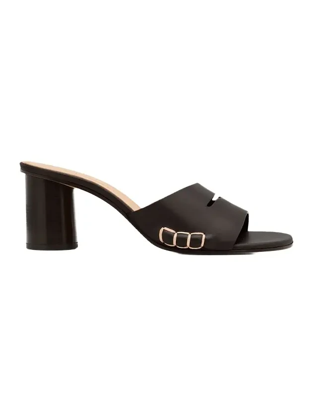 Leather Loafer-Inspired Mule Sandals Leather Loafer-Inspired Mule Sandals