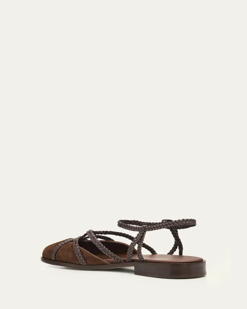Hereu Ranya Braided Suede Sandals | Thumbnail 4 Hereu Ranya Braided Suede Sandals | Thumbnail 4