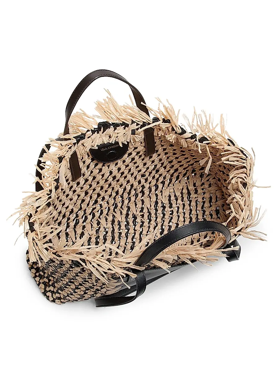Ulla Johnson Women's Lali Small Raffia Tote Bag | Thumbnail 5 Ulla Johnson Women's Lali Small Raffia Tote Bag | Thumbnail 5