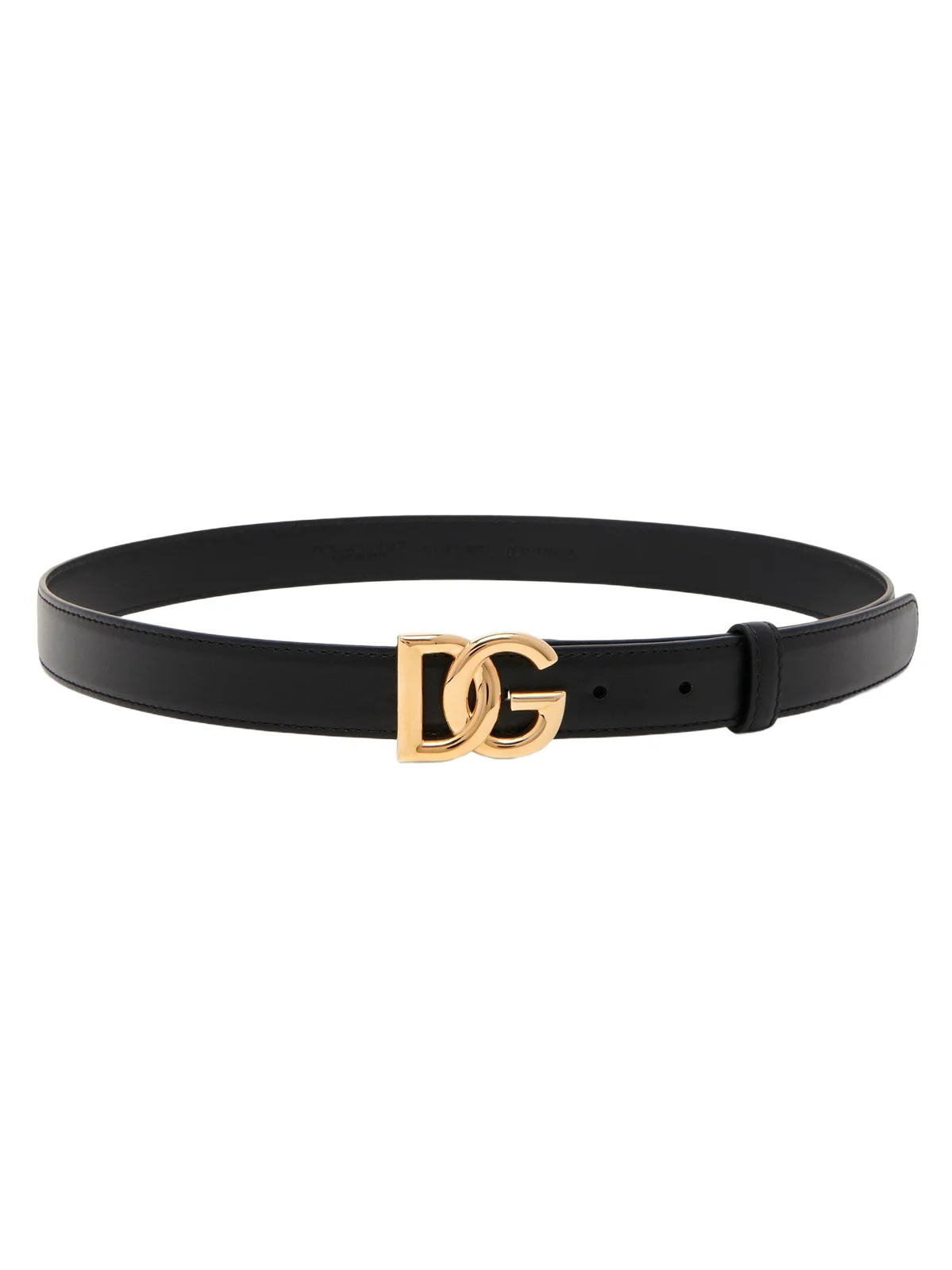 Dolce & Gabbana Women's DG Logo Leather Belt