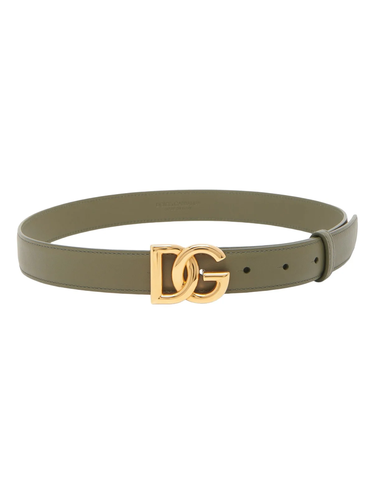 Dolce & Gabbana Women's DG Logo 25MM Leather Belt