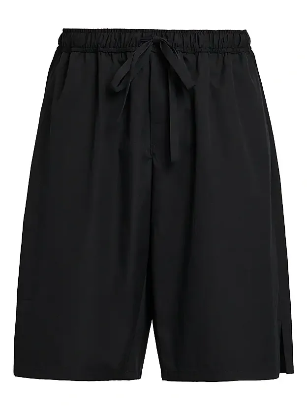 Men's Logo-Patch Cotton Drawstring Shorts
