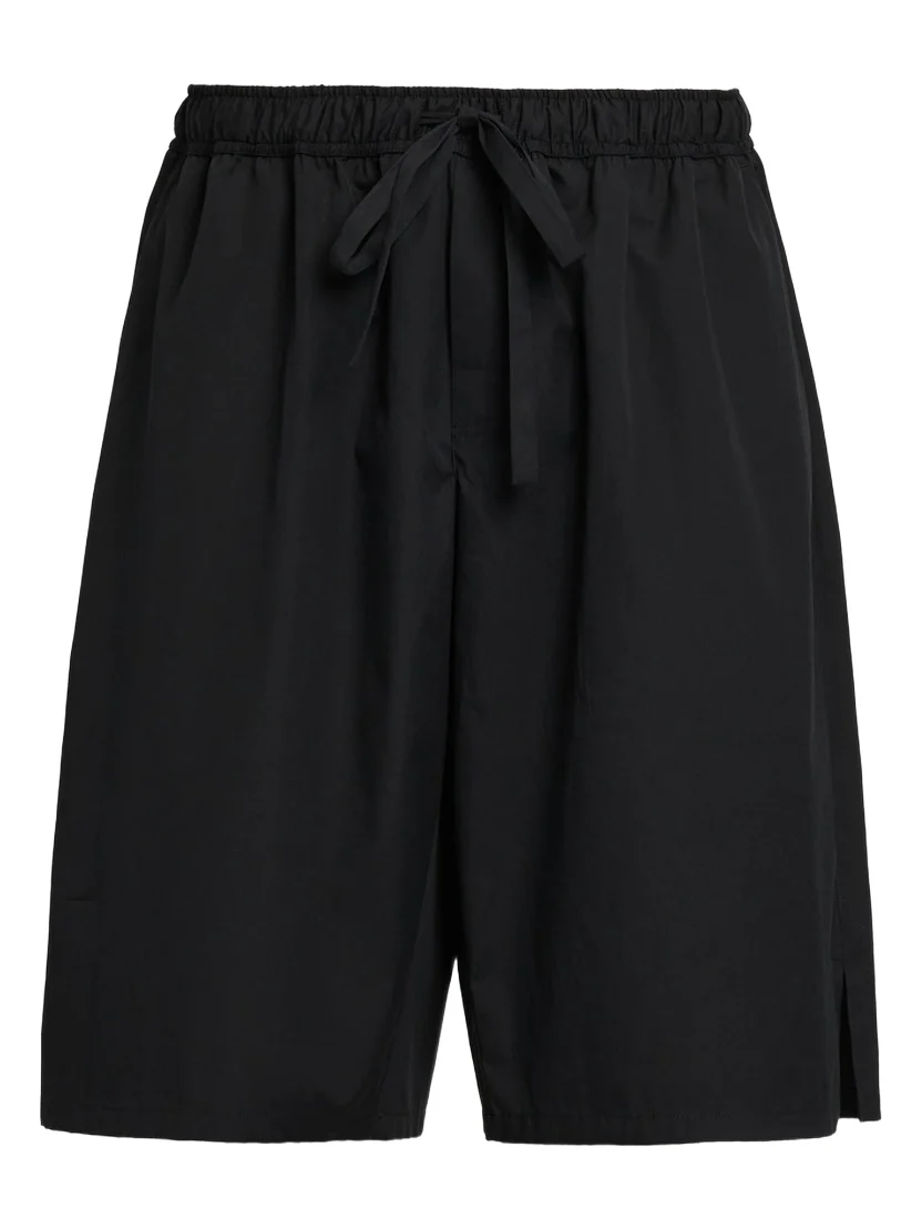 Dolce & Gabbana Men's Logo-Patch Cotton Drawstring Shorts