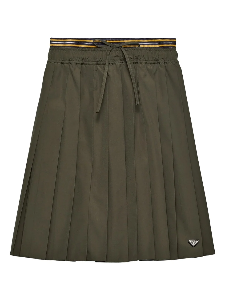 Women's Pleated Poplin Skirt