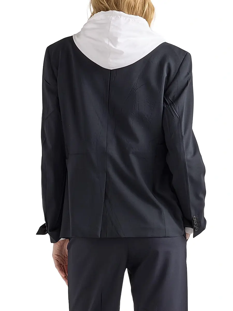 Prada Women's Single-Breasted Wool Jacket | Thumbnail 3