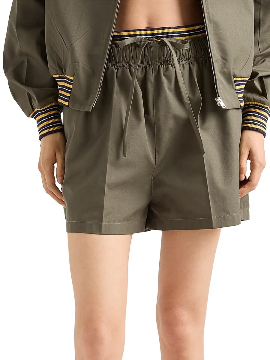 Prada Women's Poplin Shorts | Thumbnail 2 Prada Women's Poplin Shorts | Thumbnail 2