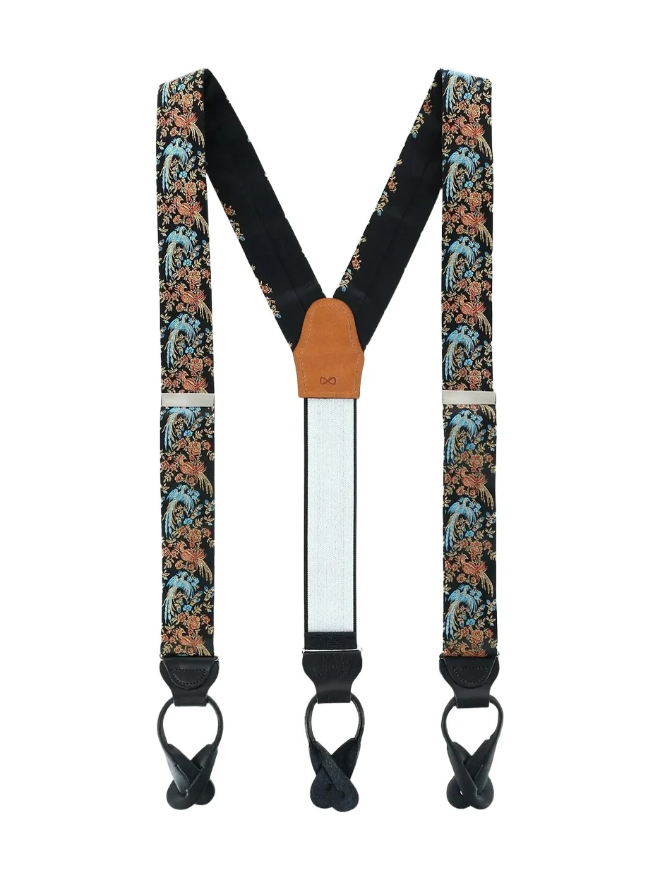 Men Birds Of Prosperity Suspenders Men Birds Of Prosperity Suspenders