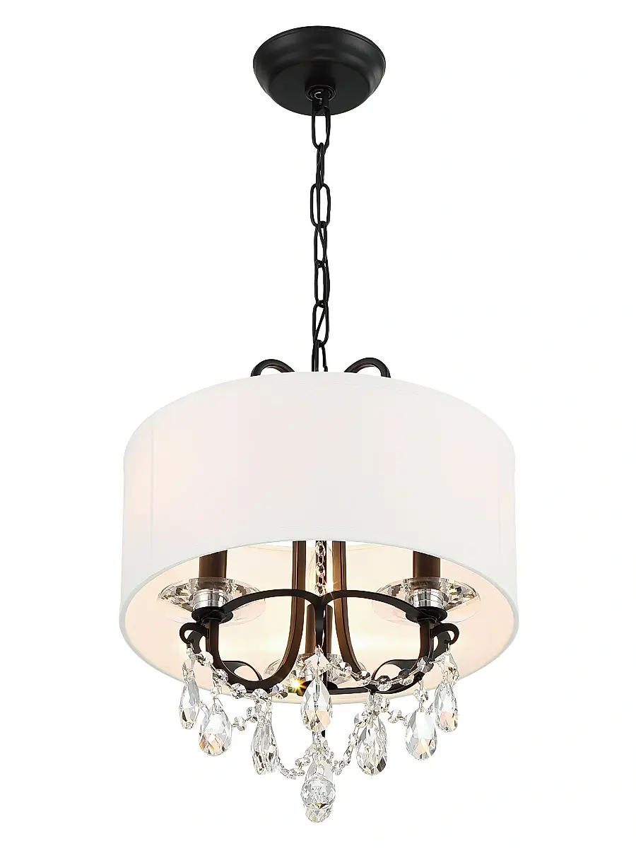 Crystorama Othello 3-Light Ceiling Mount | Thumbnail 4 Crystorama Othello 3-Light Ceiling Mount | Thumbnail 4