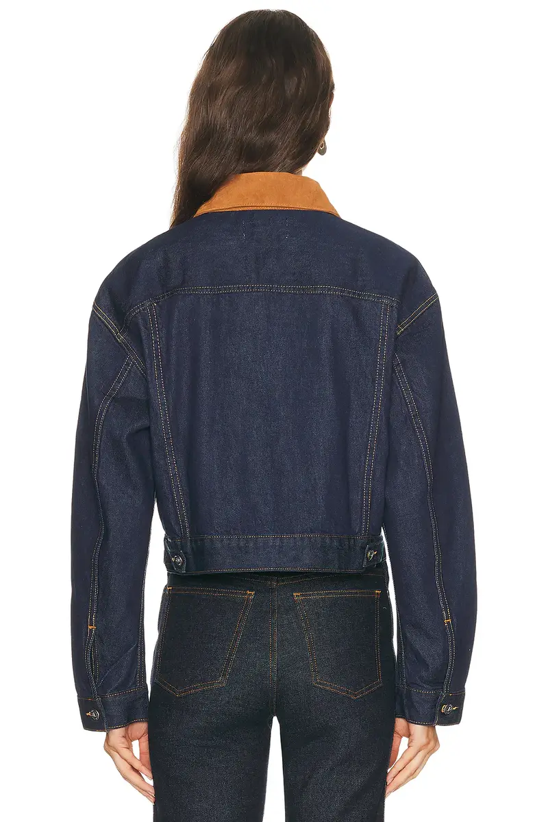 SLVRLAKE Kira Curve Sleeve Trucker Jacket | Thumbnail 3