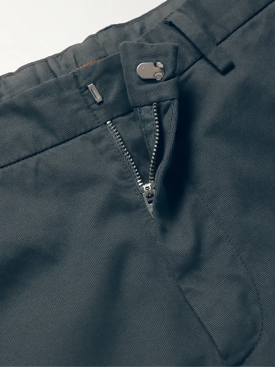 Zegna Tapered Stretch-Cotton Trousers - Men | Thumbnail 5 Zegna Tapered Stretch-Cotton Trousers - Men | Thumbnail 5