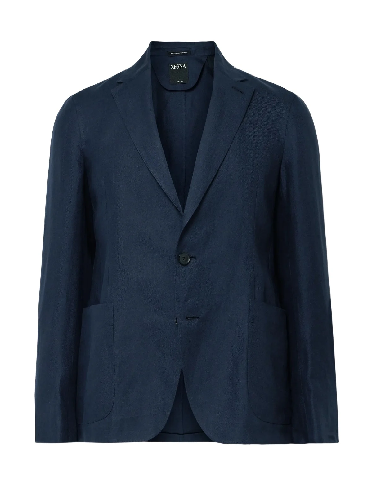 Zegna Slim-Fit Oasi Lino Twill Suit Jacket - Men