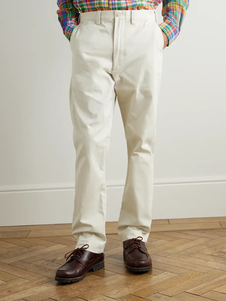 Polo Ralph Lauren Straight-Leg Cotton-Twill Trousers - Men | Thumbnail 3 Polo Ralph Lauren Straight-Leg Cotton-Twill Trousers - Men | Thumbnail 3