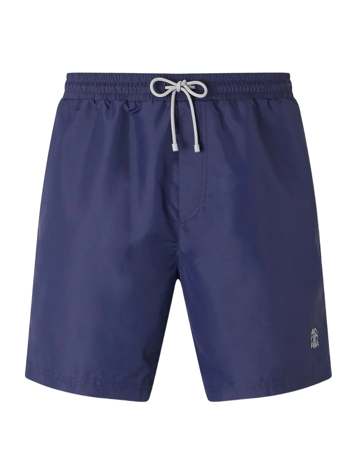 Straight-Leg Mid-Length Logo-Embroidered Swim Shorts - Men