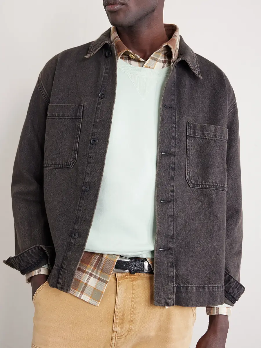 Visvim Jumbo SB Cotton-Jersey Sweatshirt - Men | Thumbnail 5 Visvim Jumbo SB Cotton-Jersey Sweatshirt - Men | Thumbnail 5