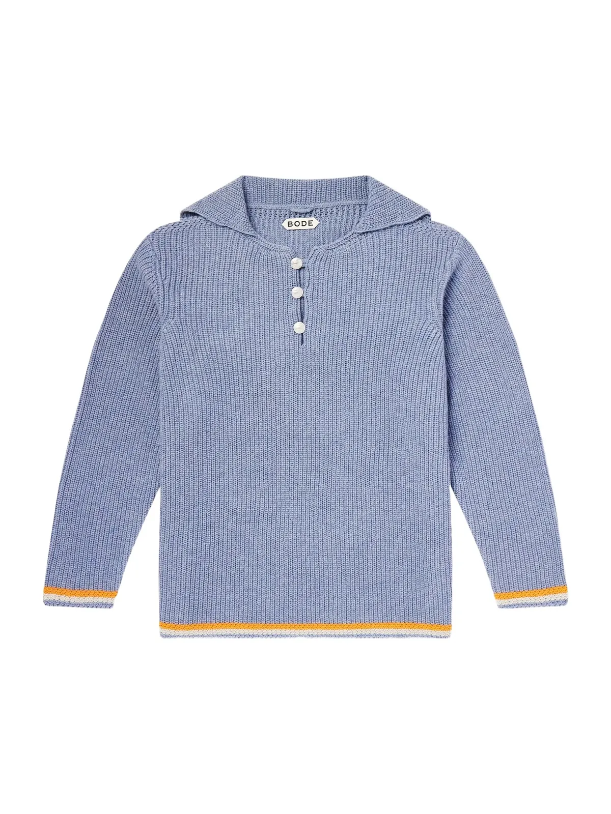 Boat Deck Ribbed Virgin Wool Sweater - Men Boat Deck Ribbed Virgin Wool Sweater - Men