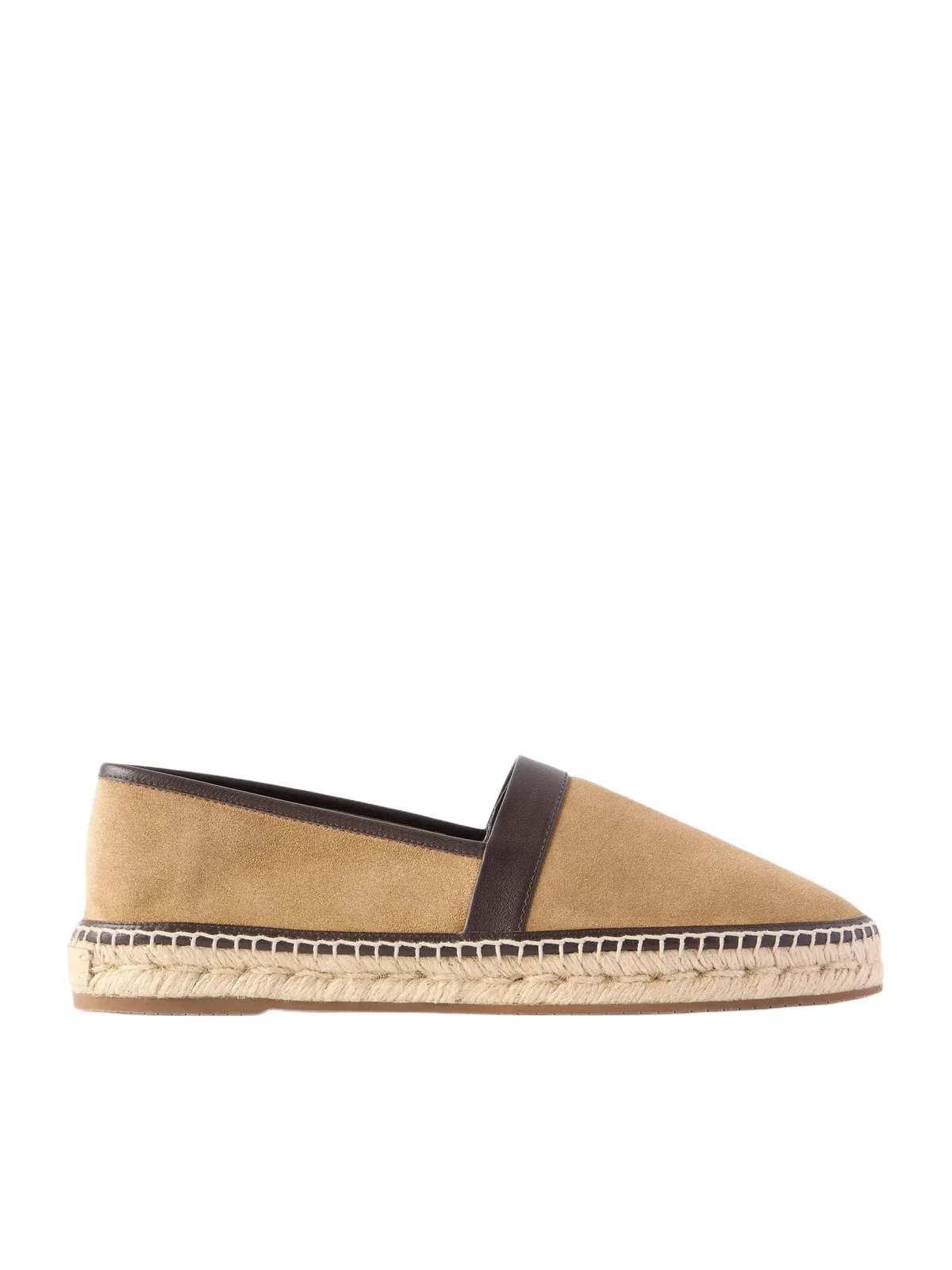 Nerano Leather-Trimmed Suede Espadrilles - Men Nerano Leather-Trimmed Suede Espadrilles - Men