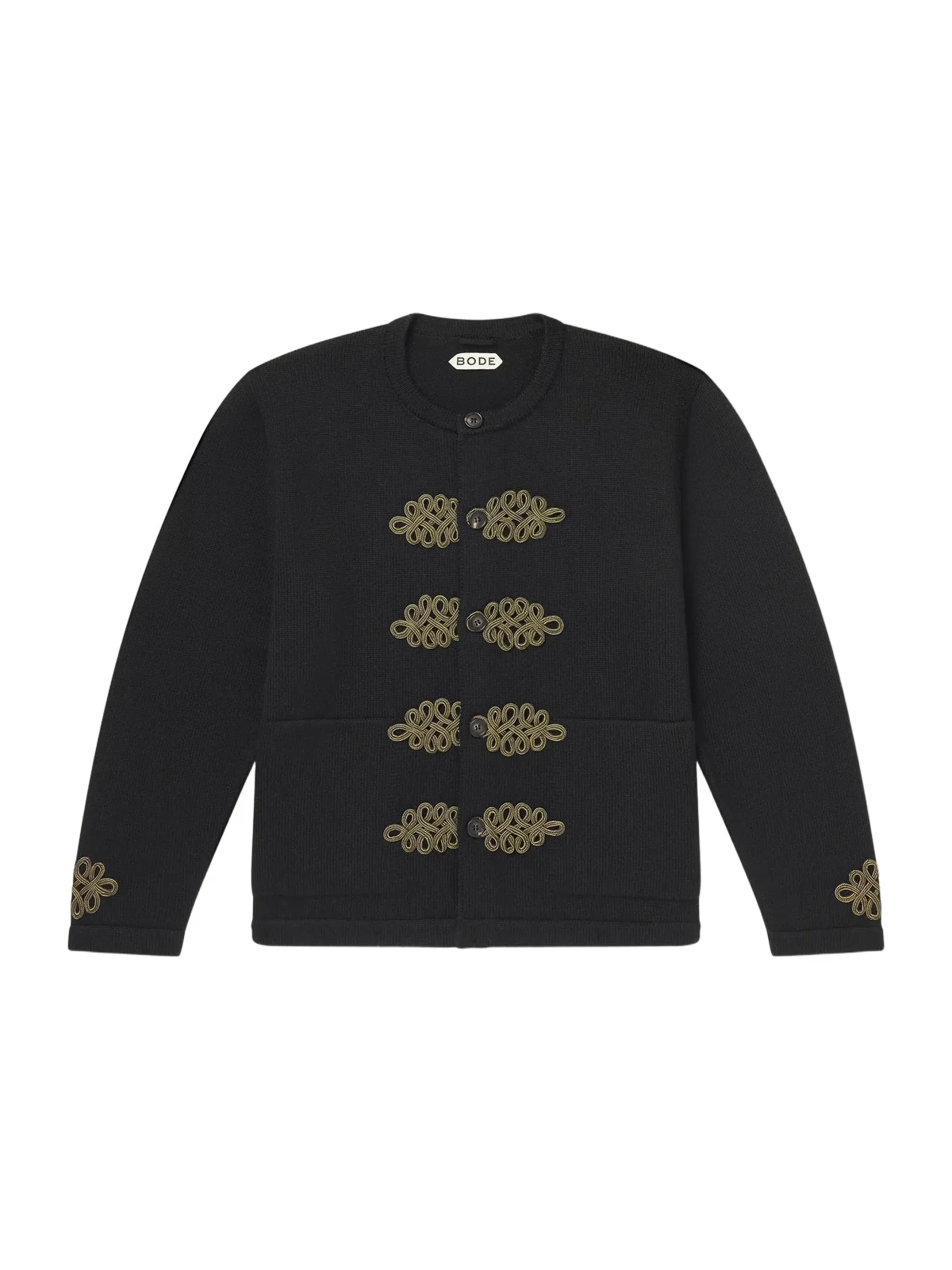 BODE Bannister Appliquéd Virgin Wool Cardigan - Men