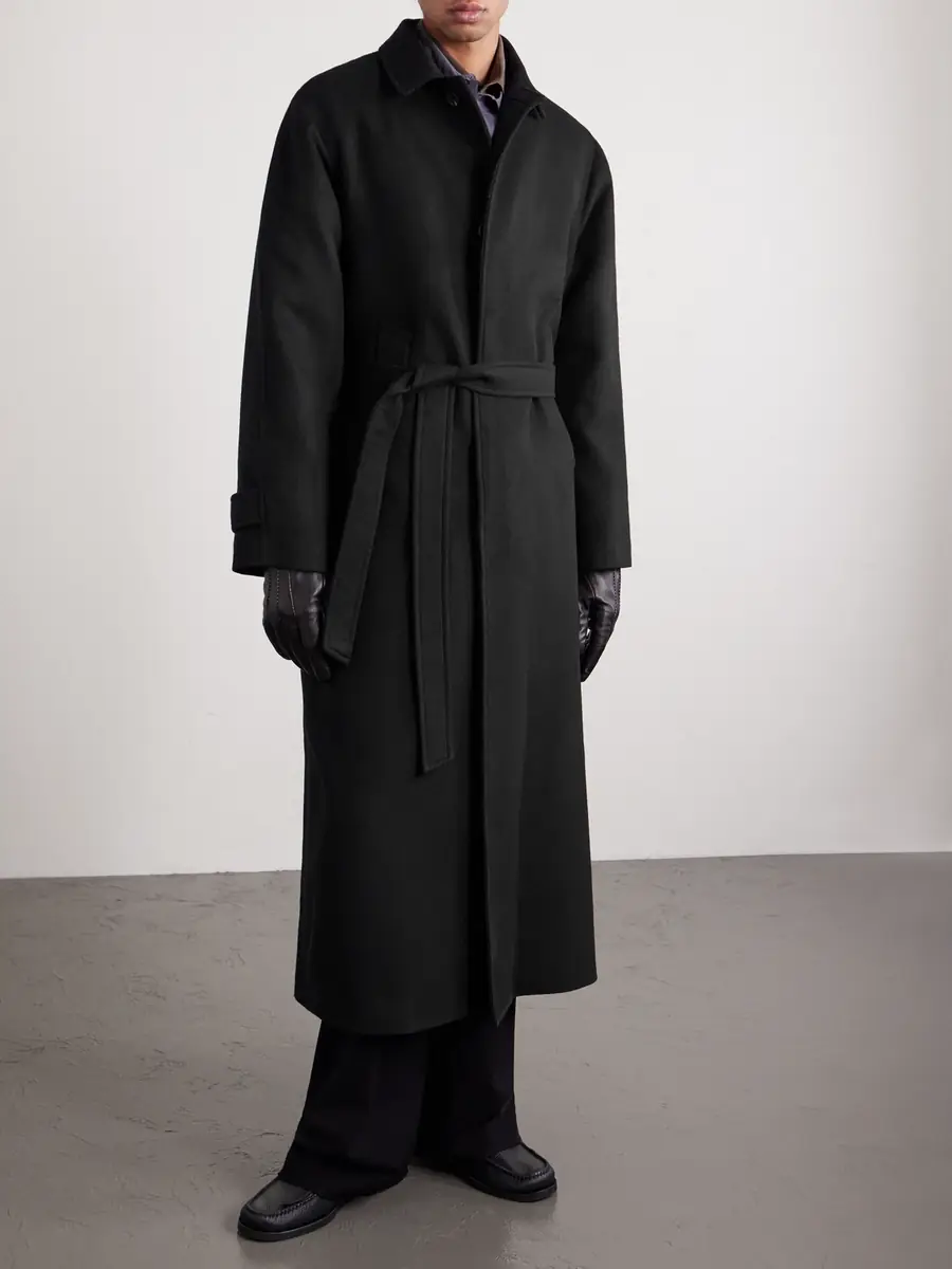 Saman Amel Belted Wool Overcoat - Men | Thumbnail 2 Saman Amel Belted Wool Overcoat - Men | Thumbnail 2