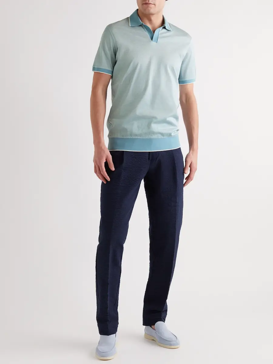 Loro Piana Cotton Polo Shirt - Men | Thumbnail 2