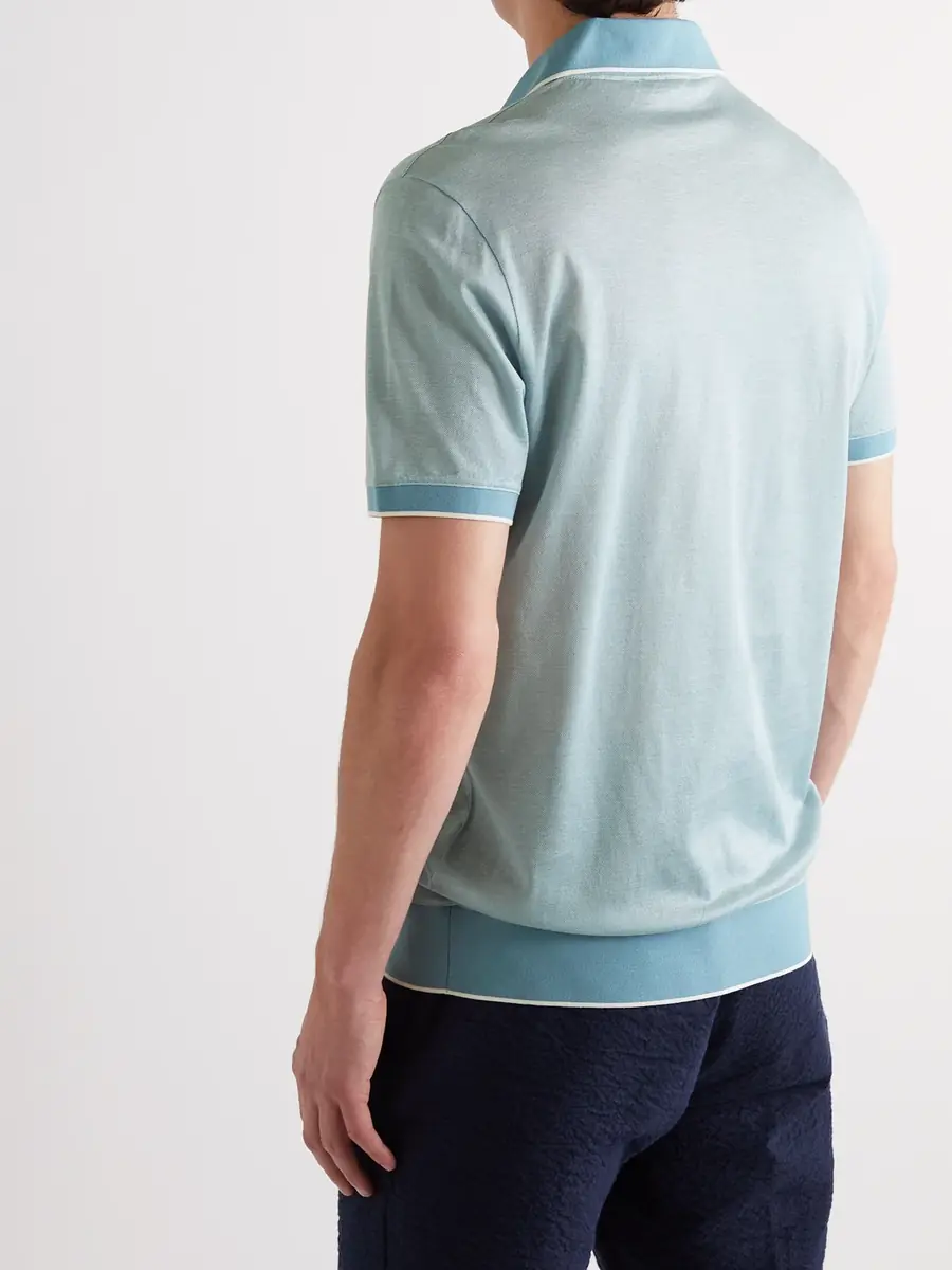 Loro Piana Cotton Polo Shirt - Men | Thumbnail 3