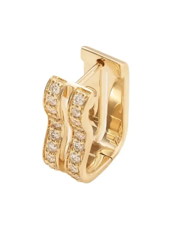 14-karat Gold Diamond Single Earring 14-karat Gold Diamond Single Earring