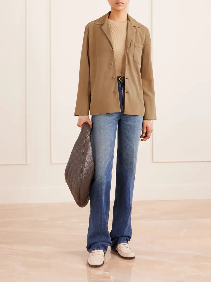 Saint Laurent Suede Shirt | Thumbnail 2 Saint Laurent Suede Shirt | Thumbnail 2